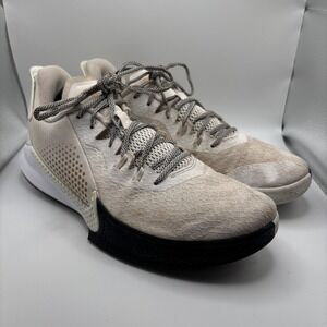Nike Kobe Mamba Fury White Metallic Gold Basketball Shoes Men's Sz 10 CZ8770-100